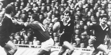Nicky Allen, centre, died at the age of 26 from a catastrophic head injury incurred playing club rugby in 1984. Photo / AAP