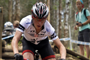 Anton Cooper is the first New Zealander to win the Olympic category of cross-country mountain biking. Photo / Trek World Racing