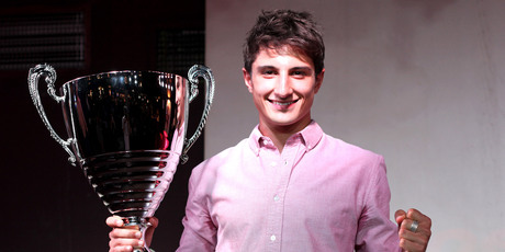 Mitch Evans basks in the glow of winning his maiden European championship. Photo / LAT Photographic