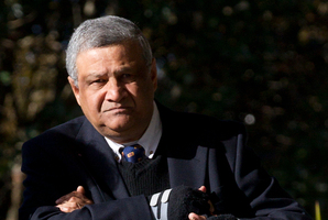 Dentist Sanjay Govind Sathe leaves the Manukau District Court. Photo / NZ Herald