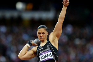 Valerie Adams will receive her gold next week. Photo / Brett Phibbs