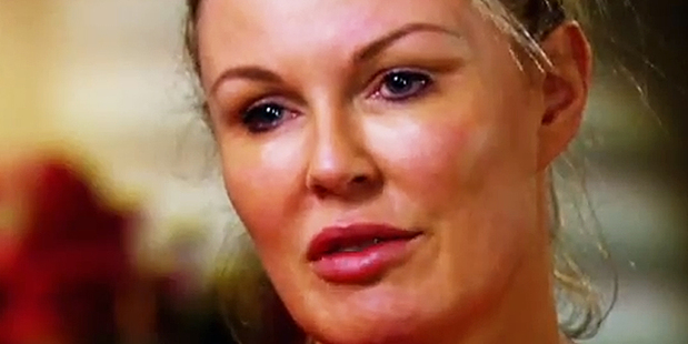 Charlotte Dawson as she appeared during her 60 Minutes interview. Photo / YouTube/9NewsAustralia