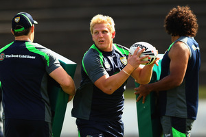 Ben Hannant filled the interchange spot in the April Anzac Test. Photo / Getty Images