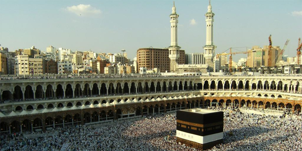 Pilgrims wait for prayer time in Mecca, Saudi Arabia. A growing number of Saudi citizens are concerned their nation's archaeological heritage is being trampled under a construction mania backed by hardline clerics. Photo / Thinkstock