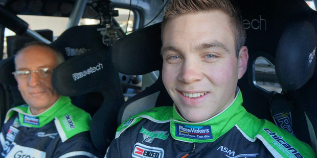 Hayden Paddon and John Kennard preparing for Wales Rally GB this week. Photo - NZWRT/Katie Lane.