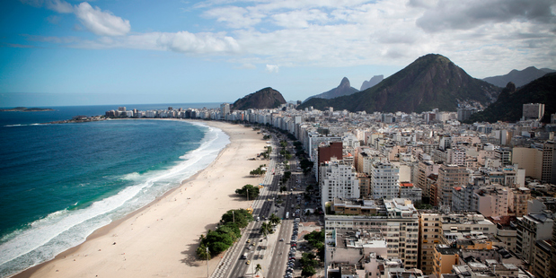 Catch some rays on Rio de Janeiro's famous Copacabana Beach for nada. Photo / Thinkstock