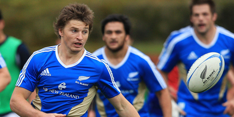 Beauden Barrett could be the man trusted with either starting in the No 10 shirt against Argentina or warming the bench should Carter come right. Photo / Getty Images.