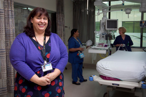 Catherine Hocking says motivating staff has helped in the drive to reduce blood infections caused by catheters. Photo / Natalie Slade