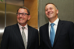 Act leader John Banks and Prime Minister John Key.