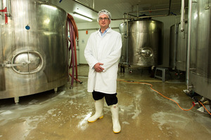 Klondyke's Graeme Brown accuses the two milk companies of "stretching" their product. Photo / Martin Hunter