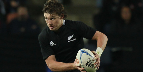 It was impossible not to be taken with Beauden Barrett throughout Super Rugby: he kicked effortlessly off both feet, ran well and passed well. Photo / Getty