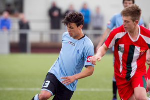 At only 14, Liam Jordan (left) will be eligible to play in the next two Under-17 world tournaments. Photo / Natalie Slade