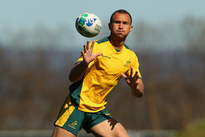 Australia five-eighth Quade Cooper is out for the rest of the Rugby Championship. Photo / Getty