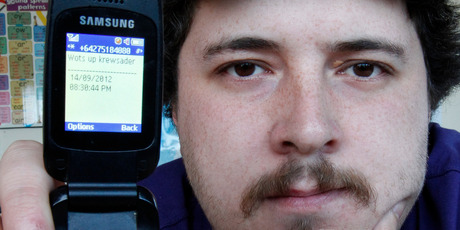 Maha Nicholson says he got about a hundred texts about the Vodafone ad. Photo / Mark Mitchell