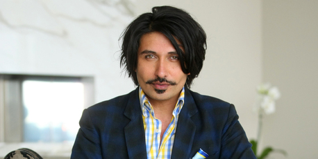 Michelle Hewitson interviews Colin Mathura-Jeffree at the Pullman Hotel in Auckland. Photo / Chris Gorman