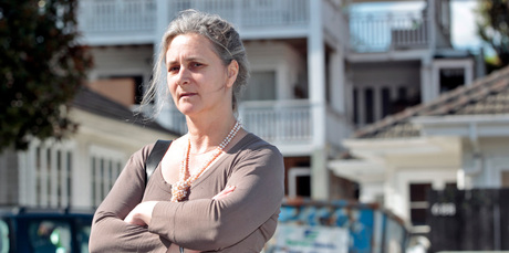 Kathy Hansen co-owned the property at 686 Great North Road until it was seized. Photo / Michael Craig