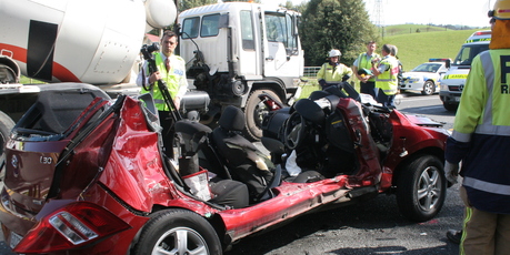The Westpac Waikato Air Ambulance responded to the scene of a motor vehicle crash on SH3 at the turn off to Waitomo Caves. Photo / Waitomo News