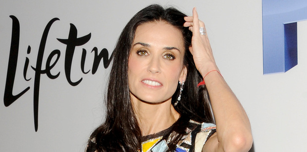 Demi Moore has always been a fan of the low, flat brow.
Photo / AP