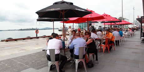 Promenading leads to added vitality in a city, with the Wynyard Quarter in Auckland being a good example. Photo / Doug Sherring