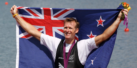 Mahe Drysdale is contemplating whether to call it quits or row on to Rio. Photo / Mark Mitchell