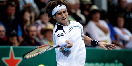 World No 5 Ferrer beat Sam Querrey. Photo / Sarah Ivey