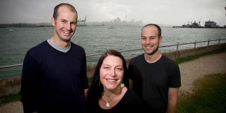 Rich Chetwynd (left) says he, Nicole Fougere and Daniel Allen see bigger opportunities. Photo / Dean Purcell