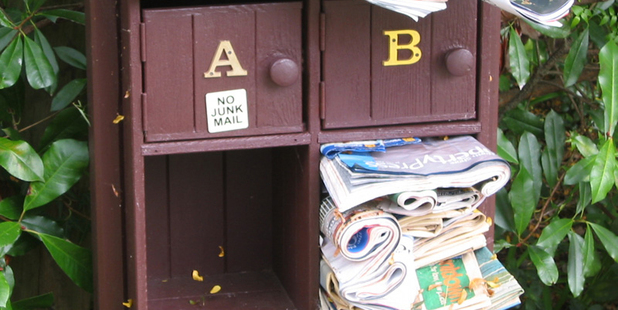 Delivery of unwanted, unaddressed mail adds to the city's litter problem. Photo / Supplied
