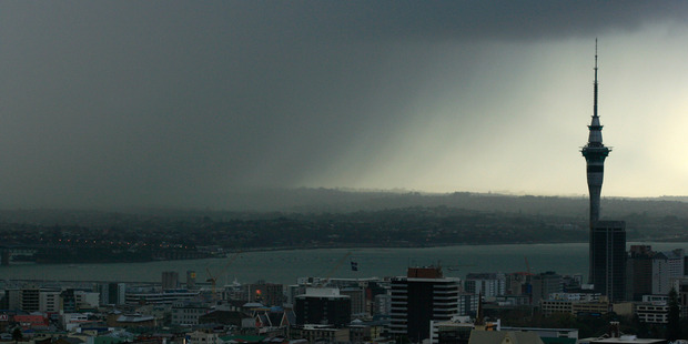 It's common but rain in Auckland is still hard to predict. Photo / Martin Sykes
