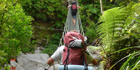 The Heaphy Track is even better when someone else does the cooking. Photo / Wairarapa Times-Age