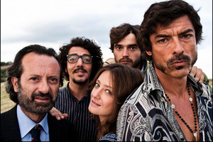 The gang from the offbeat Basilicata Coast to Coast. Photo / Supplied