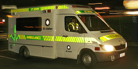 Firefighters freed a driver who was found trapped in a car on Great North Road at Waterview, around 4am today. File photo / Herald on Sunday