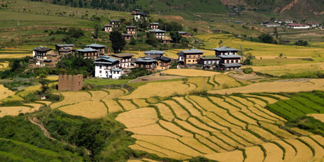 Issues such as cultural heritage, spiritual well-being and environmental protection have to be considered ahead of economic gain under Bhutan's policy of Gross Domestic Happiness. Photo / Thinkstock