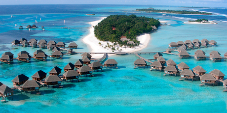 The Maldives covers a big area but little of it is above water. Photo / Supplied