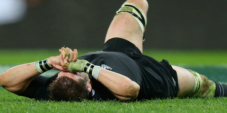 All Blacks skipper Richie McCaw was the top tackler and made the most ball carries for his side. Photo / Getty Images