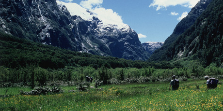 There's plenty to keep the spirits strong on a guided tour of the Milford Track. Photo / Supplied