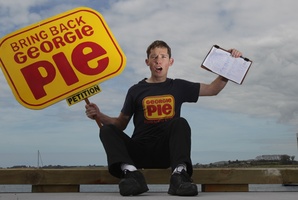 Grant Duffield is putting a petition together, to bring back Georgie Pie. Photo / Bay of Plenty Times