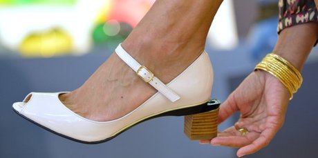 The first multi-height heel.
Photo / AFP