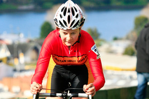 New Zealand cyclist Sophie Williamson was pipped for a medal in a sprint finish in the junior women's road race at the world championships in the Netherlands overnight (NZT). Photo / Getty Images.