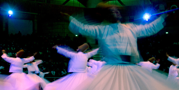 Whirling Devrishes twirl around in Turkey as a demonstration of their spiritual beliefs. Photo / Thinkstock