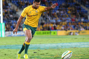 Kurtley Beale will take on the Wallabies' playmaker role in their Rugby Championship Test against South Africa after winning over coach Robbie Deans. Photo / Getty Images.