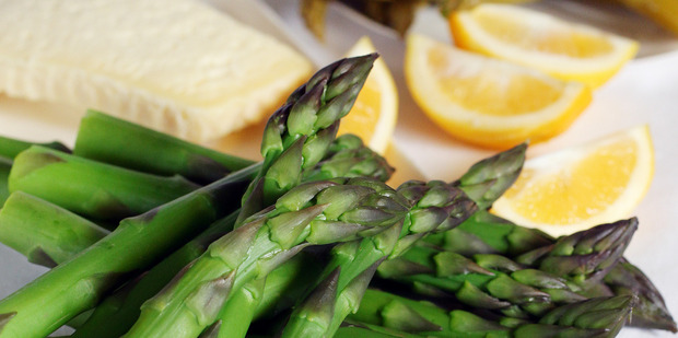 Asparagus are great fresh, or can be pickled. Photo / Doug Sherring