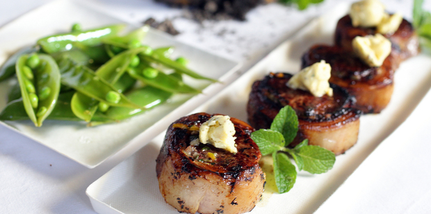 Lamb noisettes are great on the barbecue. Photo / Doug Sherring