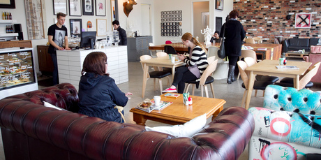 Laundromat Cafe & Gallery, Takapuna. Photo / Natalie Slade
