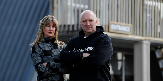 Bruce and Dianne Lawrence pay $30,000 a year in lines charges at their National Park lodge. Photo / Christine Cornege