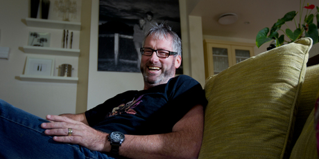 Comedian and 7 Days host Jeremy Corbett says he worries about how many chins he's got when he watches himself on television. Photo / Sarah Ivey
