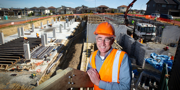 Developer Peter Macleod is building 56 apartments on Murphys Road in Flat Bush, South Auckland. Photo / Dean Purcell.