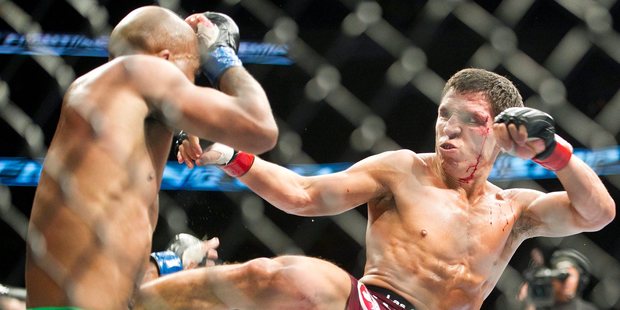 The UFC has a massive global TV audience. Photo / AP