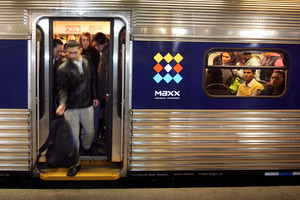 Auckland Transport blames Rugby World Cup for recent fall in public transport patronage. Photo / Doug Sherring