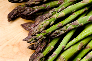 Asparagus sales begin to ramp up around Labour Weekend. Photo / Babiche Martens