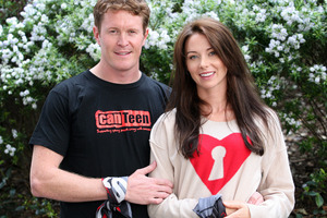 Scott Dixon and his wife, Emma Davies-Dixon. Photo / Sarah Ivey